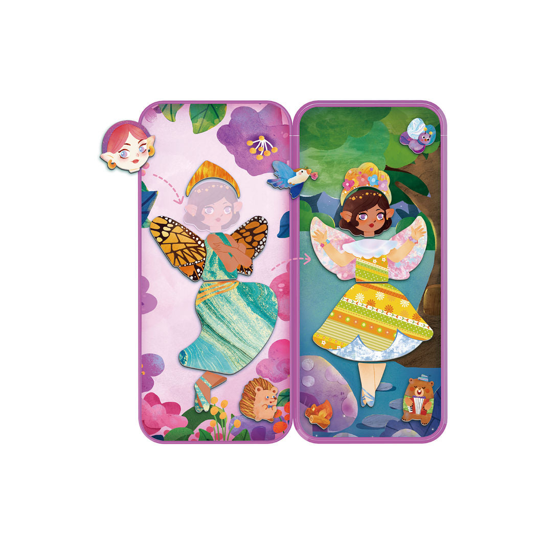 mierEdu Magnetic Travel Set, Forest Fairies