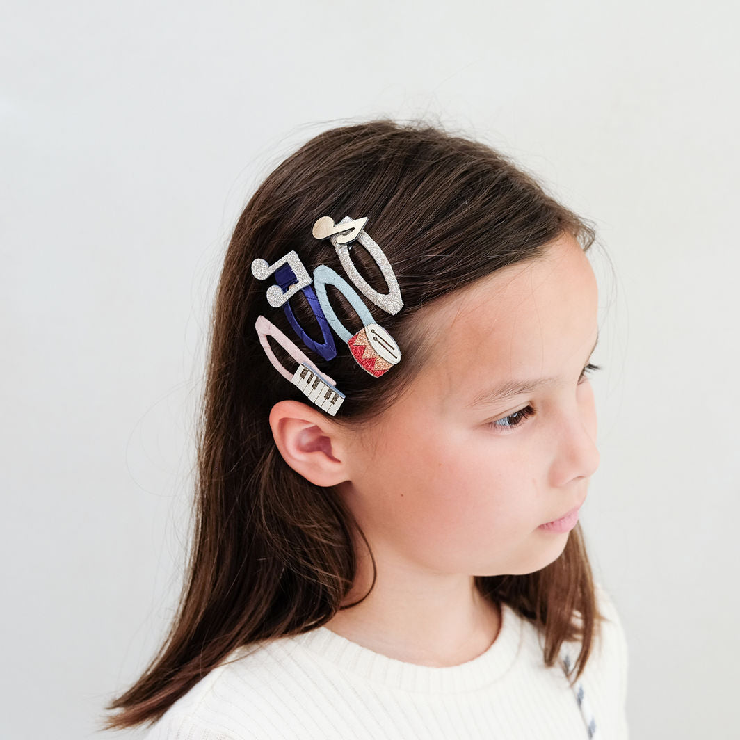 Mimi &amp; Lula - 4 Hair Clips - Music Circus