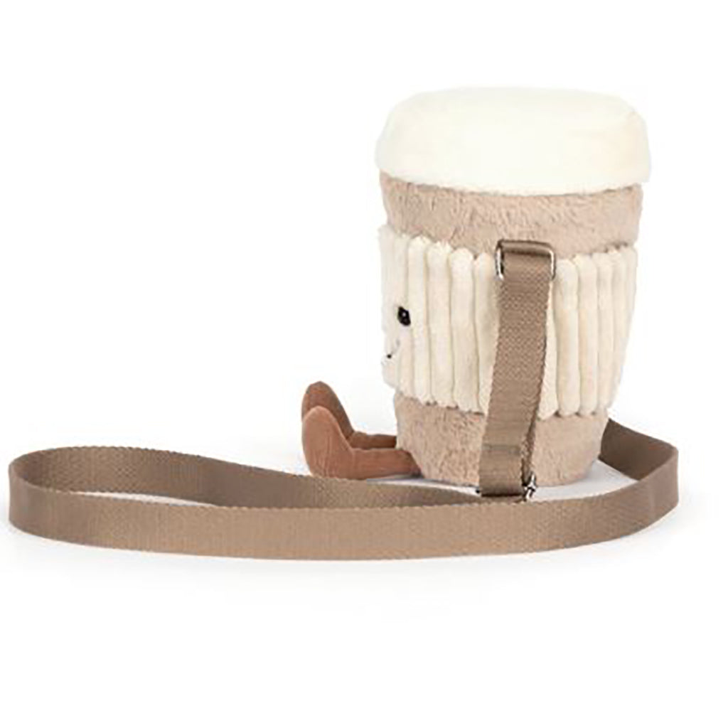 Jellycat Kids’ Bag, Amuseables Perkle Coffee Shoulder Bag