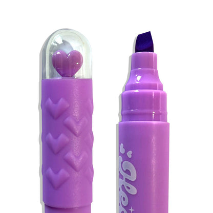 Ooly Overstregningstusser 6 stk, Heart Pops Neon