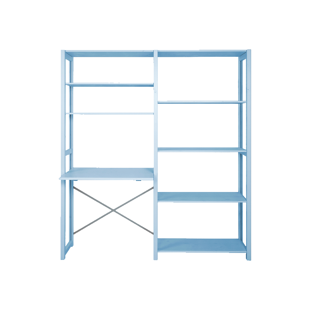 By Aulum Agger Large stigereol med skrivebord, Himalayan Blue