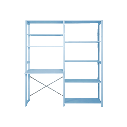 By Aulum Agger Large stigereol med skrivebord, Himalayan Blue