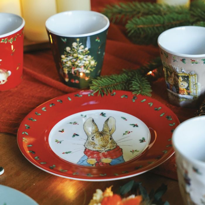 Petit Jour Paris, Peter Rabbit Christmas Cup - Green