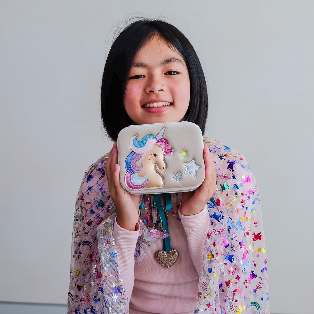 Mimi &amp; Lula Jewellery Box – Velvet Unicorn