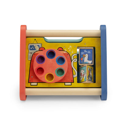 Moulin Roty Activity Toy, Multi-Triangle - Puce &amp; Pilou