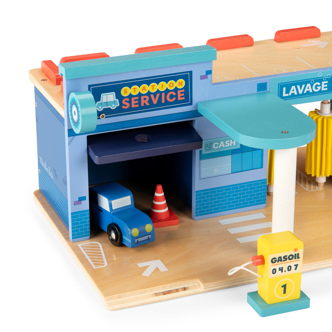 Moulin Roty Gas Station Playset, Avenue du Moulin