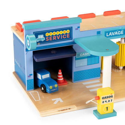 Moulin Roty Gas Station Playset, Avenue du Moulin