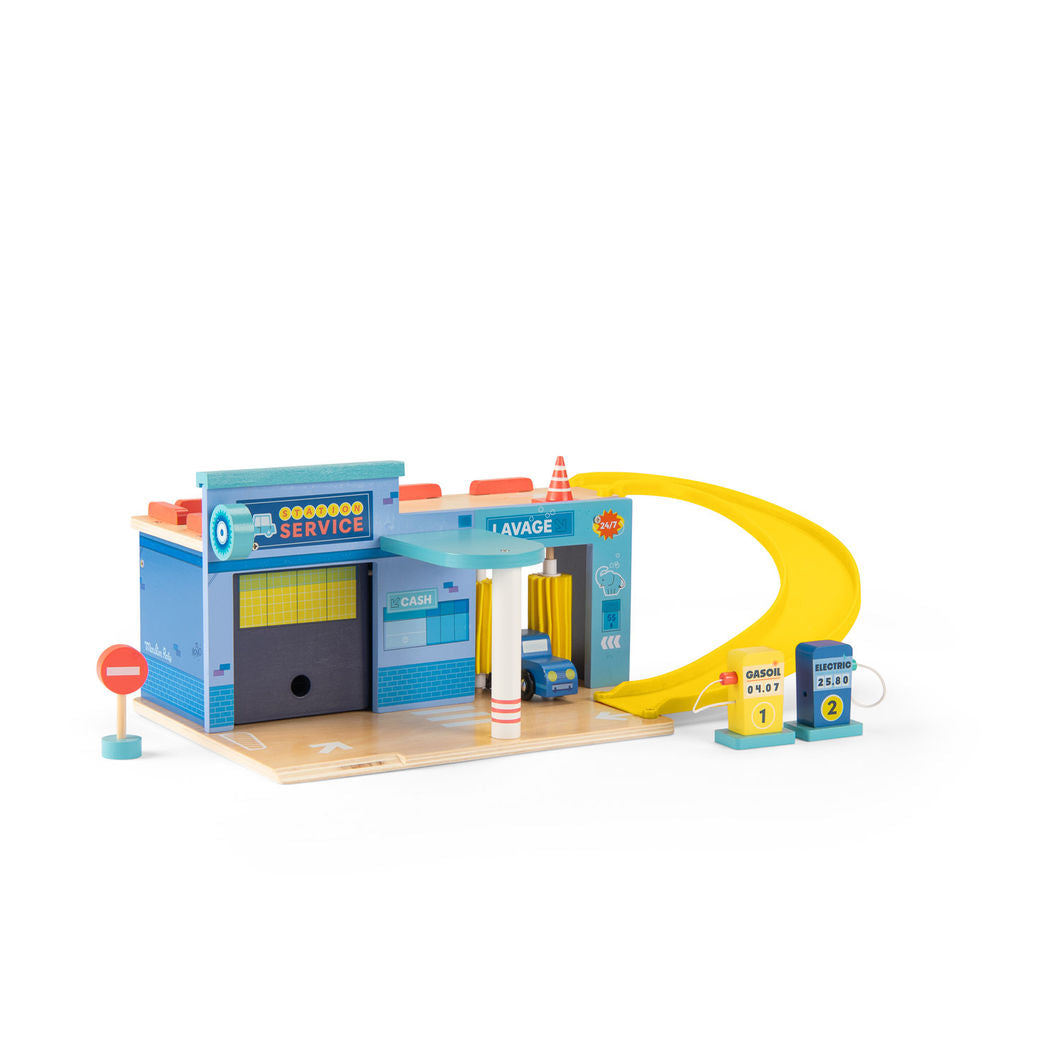 Moulin Roty Gas Station Playset, Avenue du Moulin