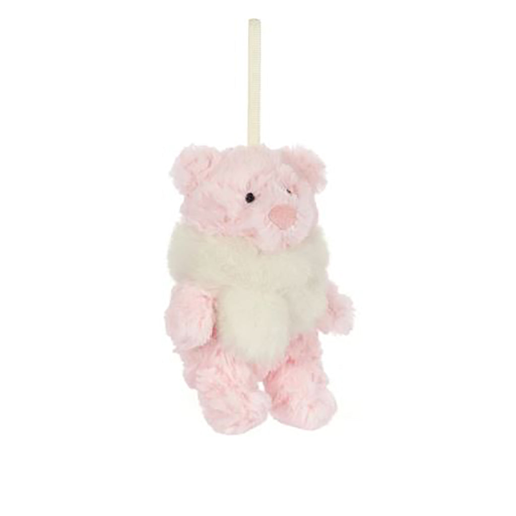 Jellycat julepynt, Leola Bear Winter dekoration - 10 cm