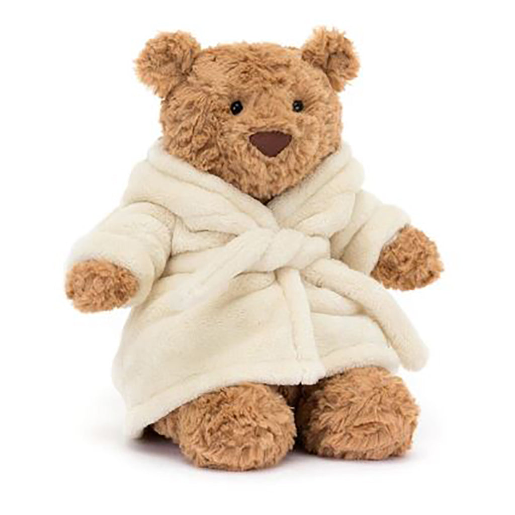 Jellycat Plush, Bartholomew Bear, Bathrobe Outfit - 26 cm