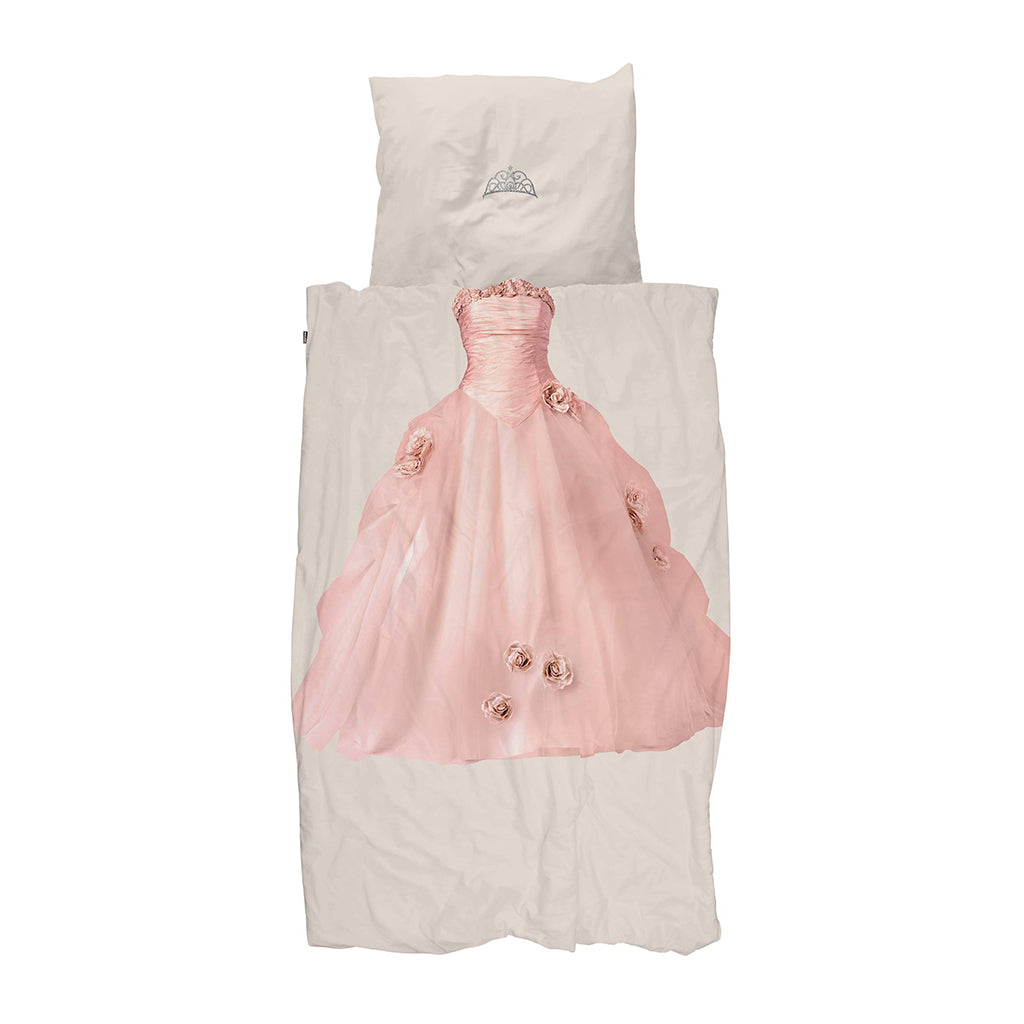 Snurk voksensengetøj, økologisk - Princess beige