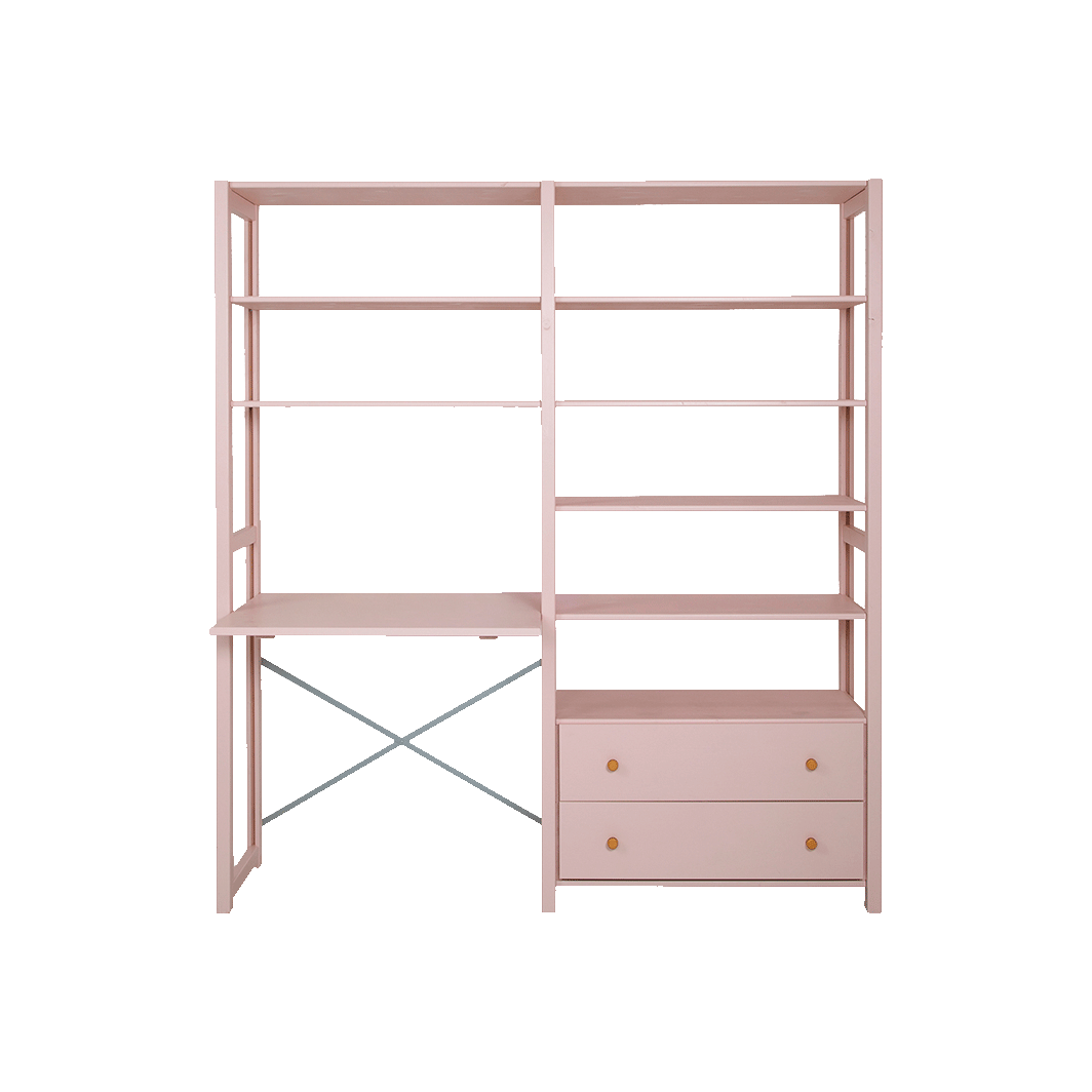 By Aulum Agger Deluxe stigereol med skrivebord i blush farve