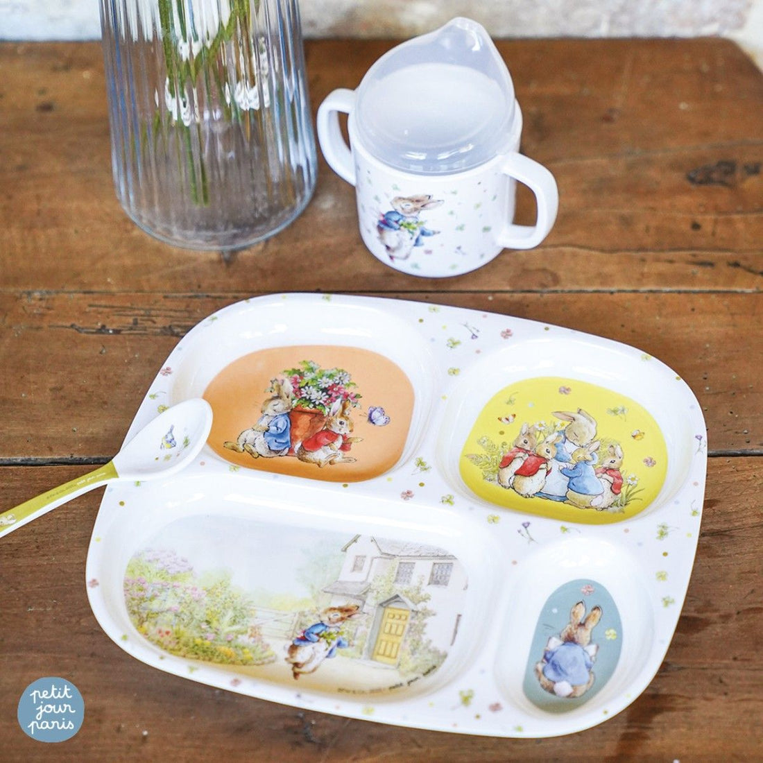 Petit Jour Paris, Peter Rabbit 4-Piece Plate Set