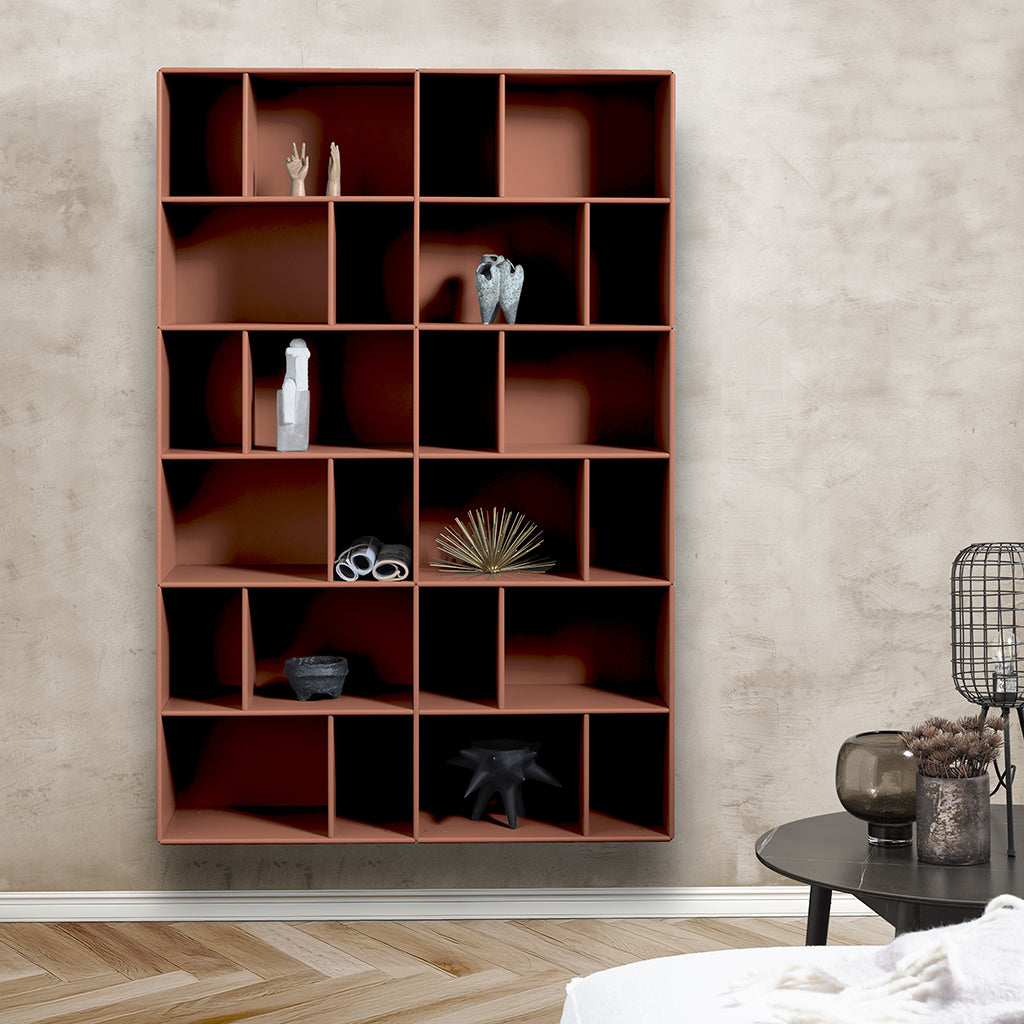By Aulum Brooklyn Wall Shelf, 117x177 cm - Rusty
