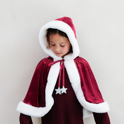 Mimi &amp; Lula Cape, Red Mrs. Claus