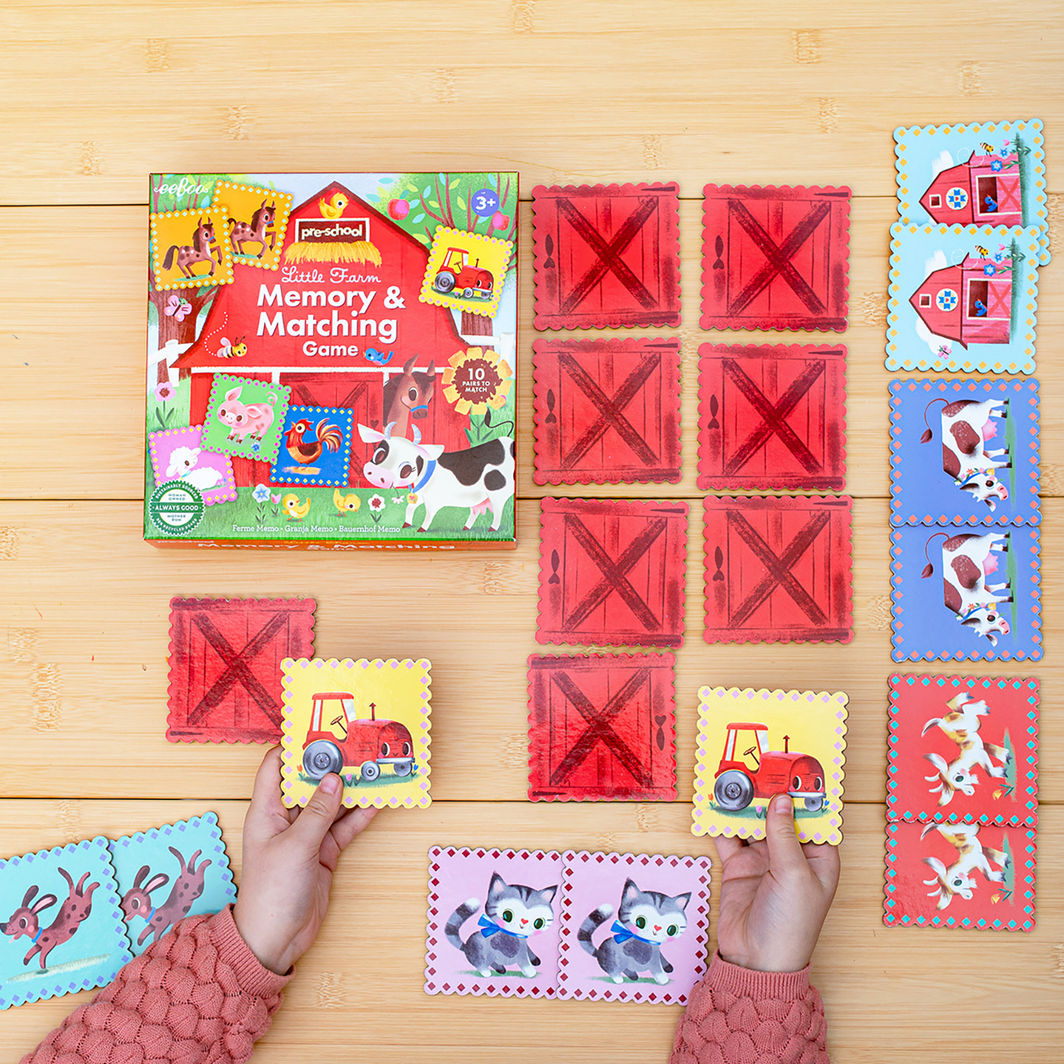 eeBoo Memory Game, The Farm