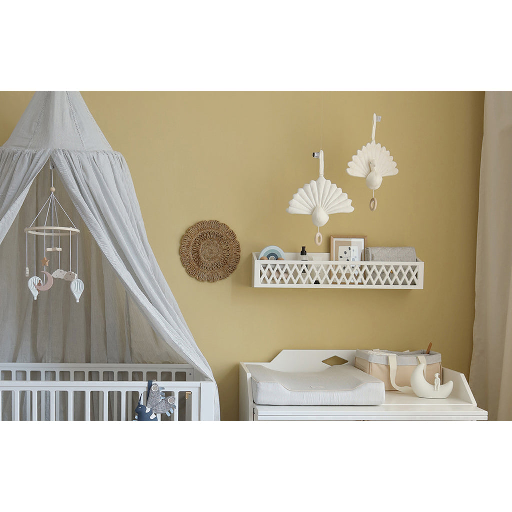 Cam Cam Changing Mat, Organic - Stripes Blue