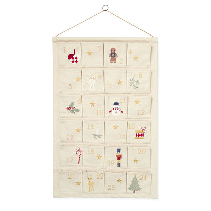 Cam Cam julekalender, Økologisk, GOTS - Beige