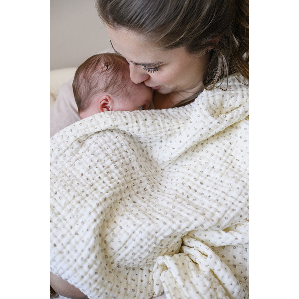 Cam Cam muslin babytæppe, økologisk, GOTS - Rowan