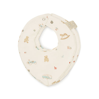 Cam Cam bandana hagesmæk, 2-pak, GOTS, Vintage Toys