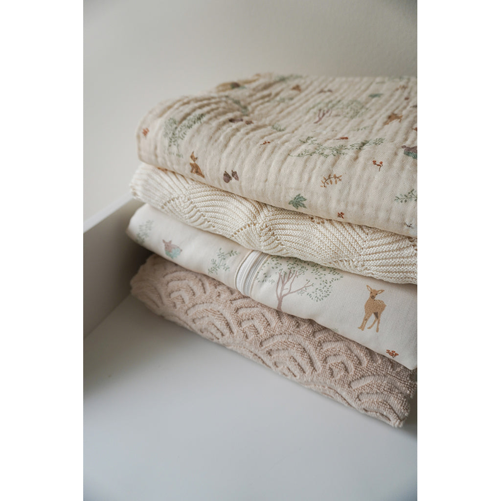 Cam Cam muslin babytæppe, økologisk - GOTS - Woodland