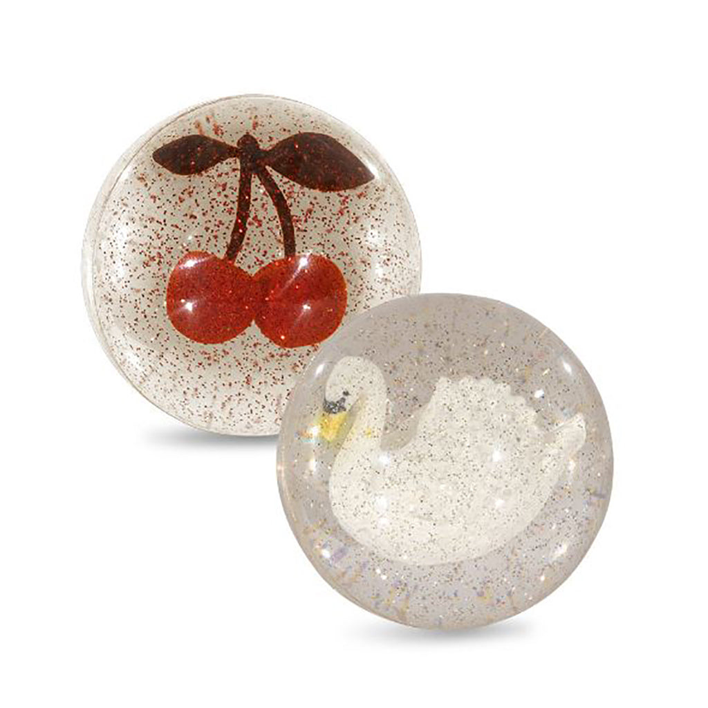 Konges Sløjd hoppeboldsæt, Cherry/Swan