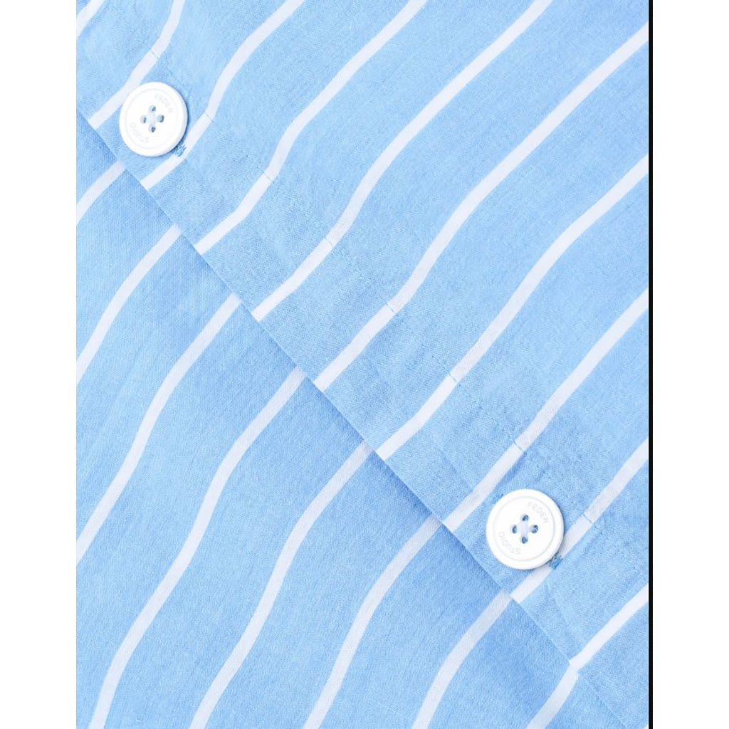 Studio Feder Adult Bedding, Organic Percale - Ciel