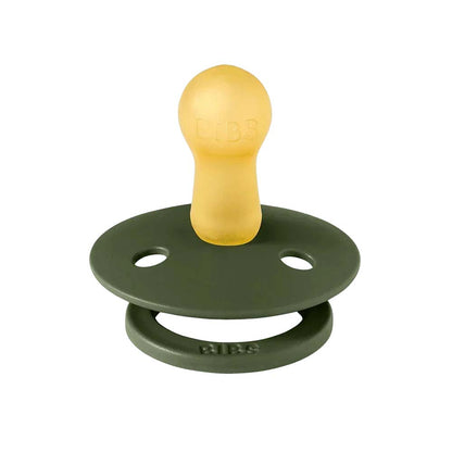 Bibs Pacifier in Natural Rubber, Size 2 – Hunter Green