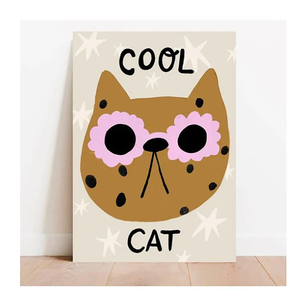 Yaya Studio plakat, Cool cat - A4