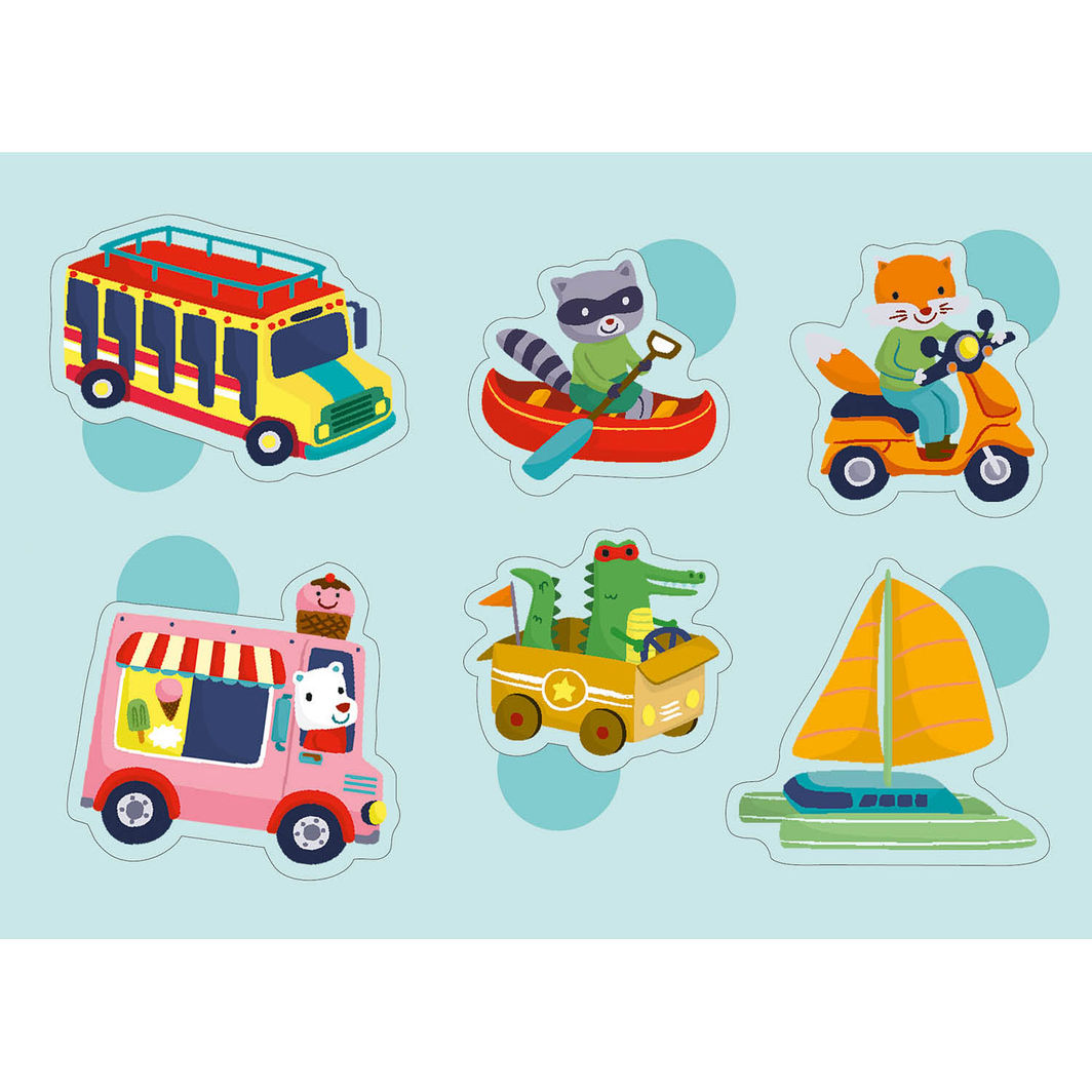 Auzou My First Stickers, Vehicles