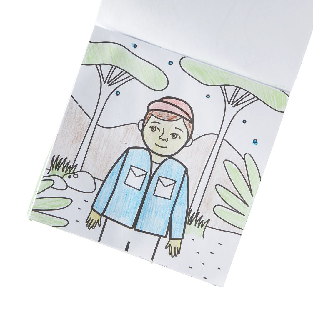 Ooly Safari Crayons and Coloring Book