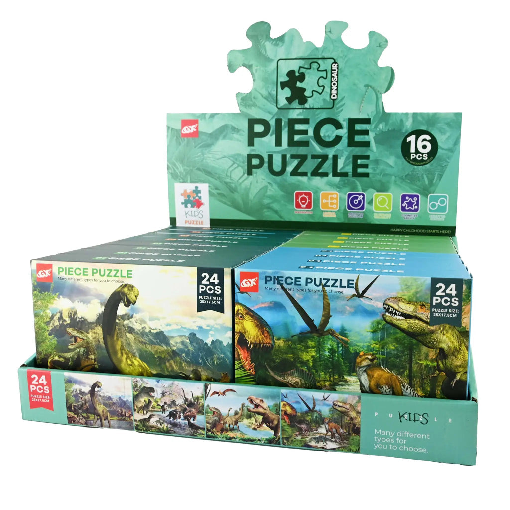 Robetoy, Dinosaur Puzzle, Assorted