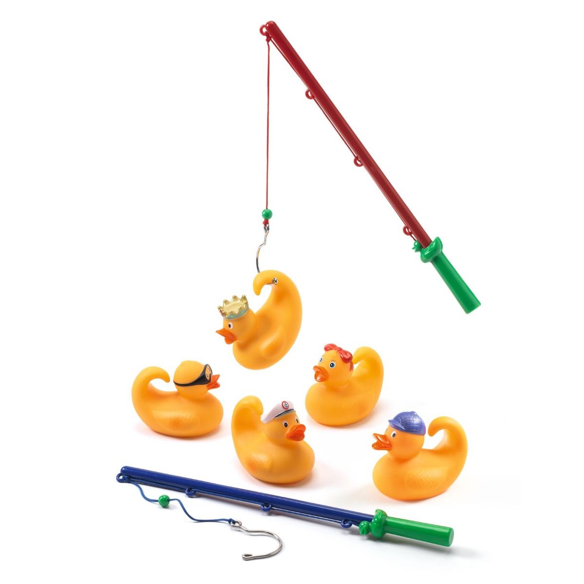 Djeco Bath Ducks with Fishing Rods