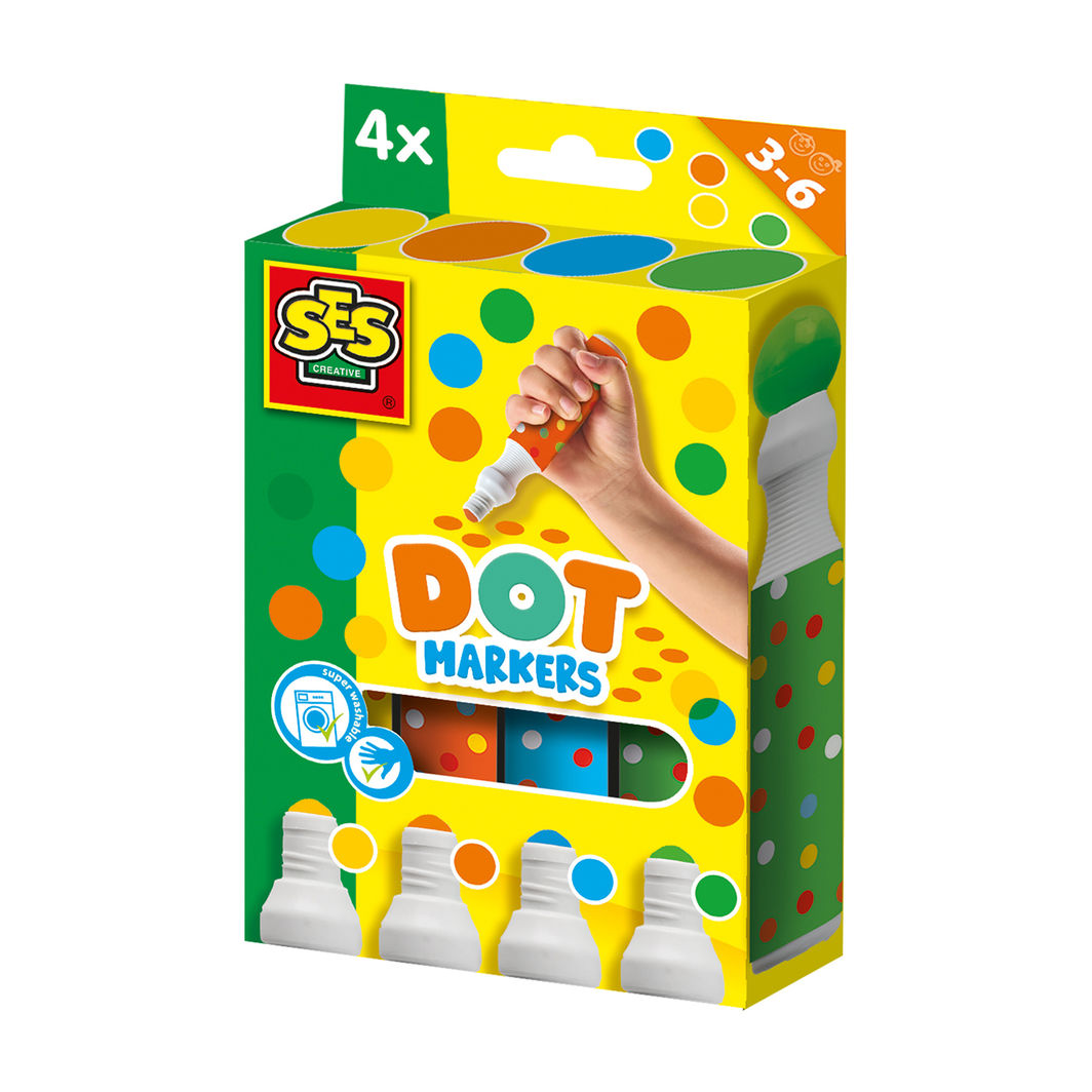 SES Creative, Priktusser - 4 farver XXL
