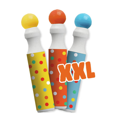SES Creative priktusser, 3 farver XXL - Aktivitetskort
