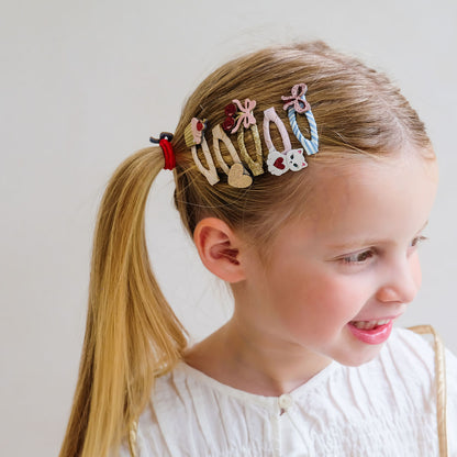 Mimi &amp; Lula 5 Hair Clips – Mini Kittybow