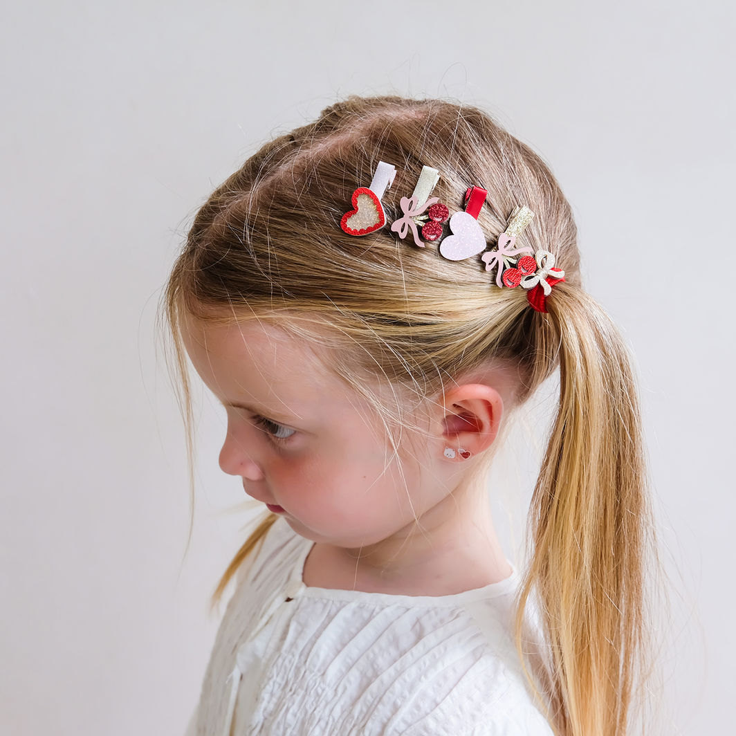 Mimi &amp; Lula 8 Hair Clips – Fancy Cherries