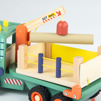 Moulin Roty Wooden Truck, Forest Wagon - Avenue du Moulin