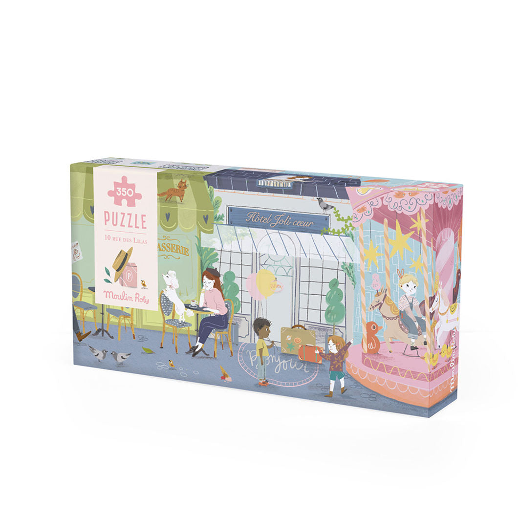 Moulin Roty 350-Piece Puzzle, A Little Street in Paris – Les Parisiennes