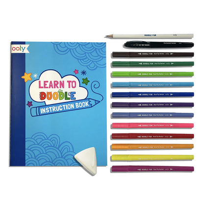 OOLY Draw and Color Activity Set, Learn to Draw - Doodle Fun