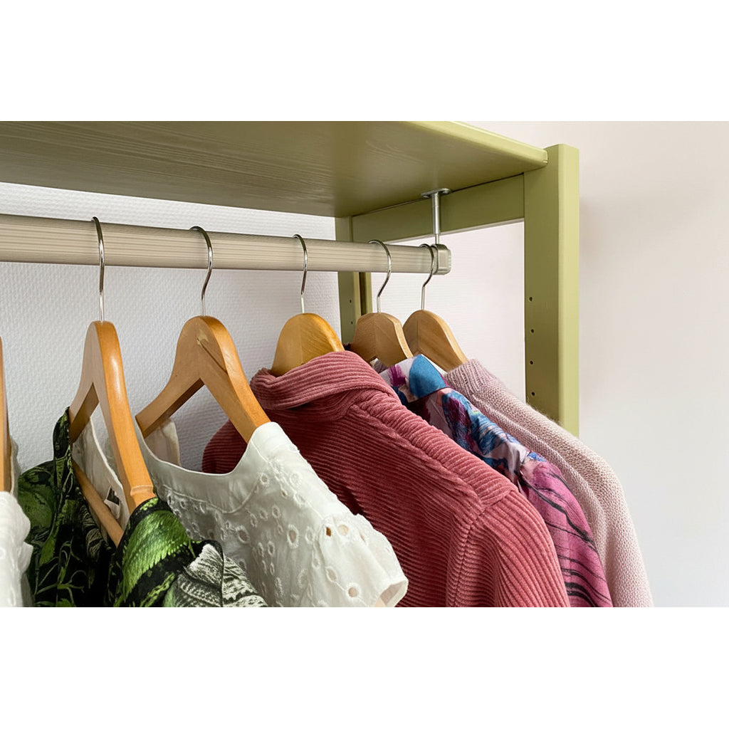 By Aulum Elsø Shelf with 3 Storage Boxes, Mushroom