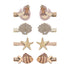 Mimi & Lula 8 hårclips, Mini Mermaid Ocean Pearl