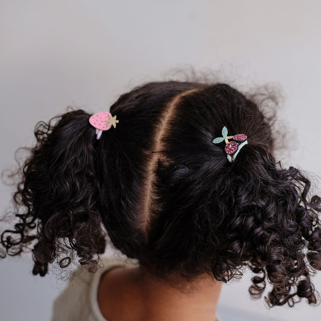 Mimi &amp; Lula 8 Hair Elastics, Mini Fruit Salad Spring on the Farm