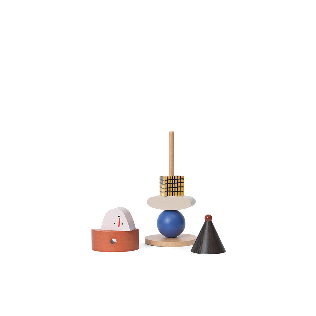 ferm Living Stacking Figure Blocks - Multi