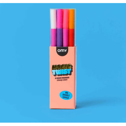 Omy Markers with Dual Tips, 18 pcs - Magic