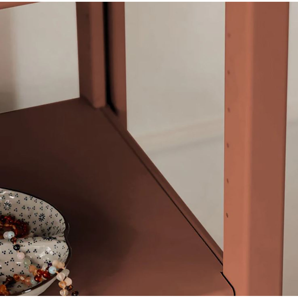 By Aulum Knuden Shelf with 3 Storage Boxes, Rusty