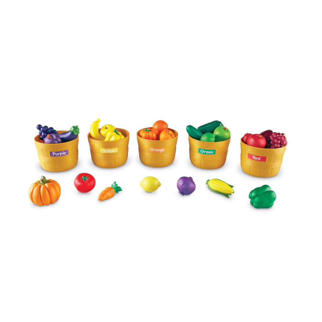 Learning Resources, Lær om farver - Sorteringssæt m. grøntssager og frugter