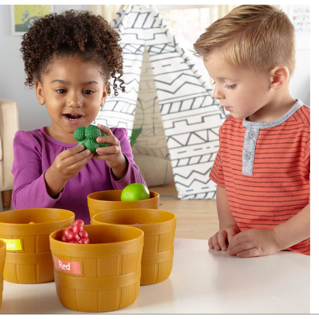 Learning Resources, Lær om farver - Sorteringssæt m. grøntssager og frugter