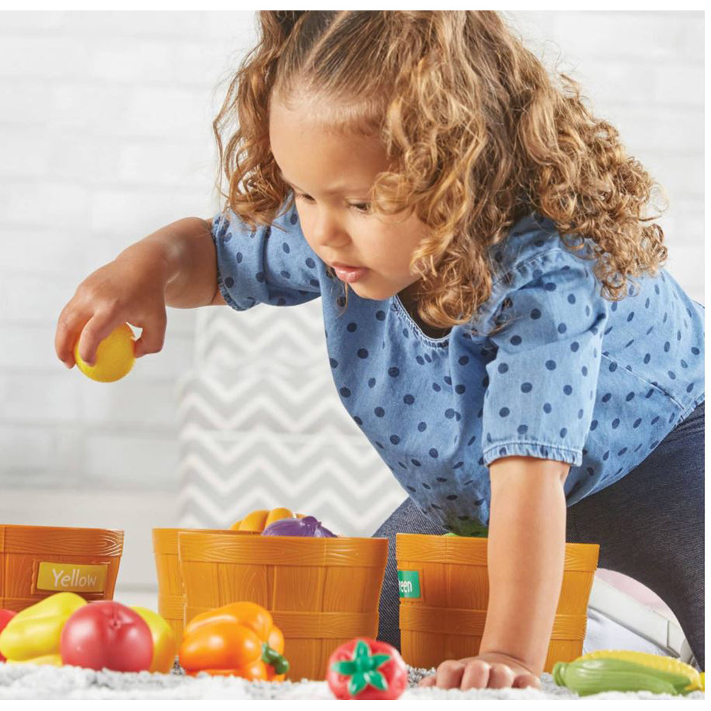 Learning Resources, Lær om farver - Sorteringssæt m. grøntssager og frugter