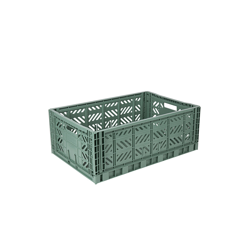 Aykasa Maxi Folding Crate, Almond Green